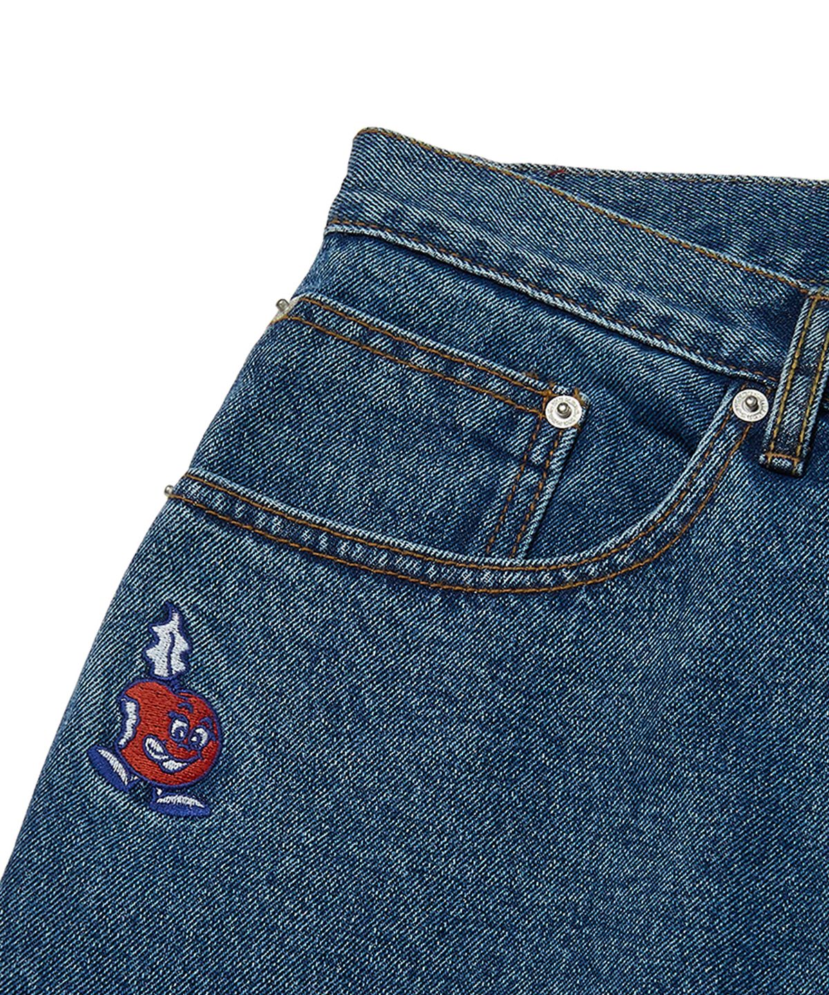 위캔더스(WKNDRS) APPLE DENIM PANTS (DENIM)