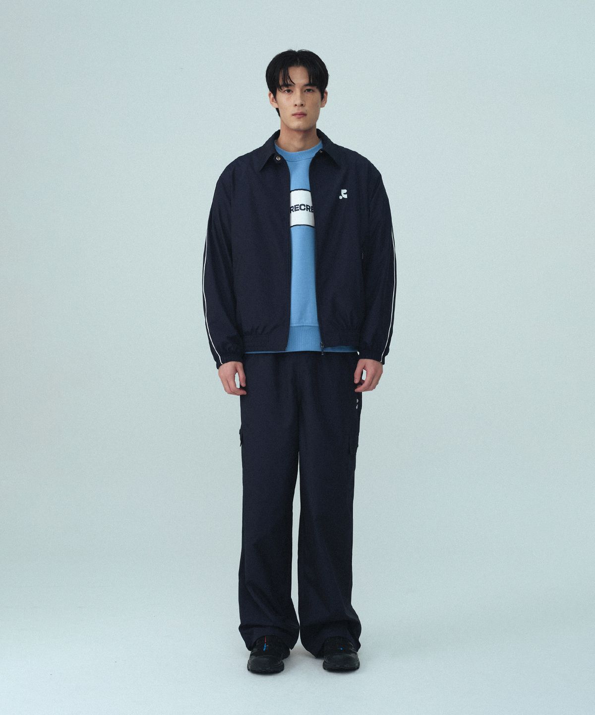 레스트앤레크레이션(REST&RECREATION) WIDE CARGO PANTS - DARK NAVY