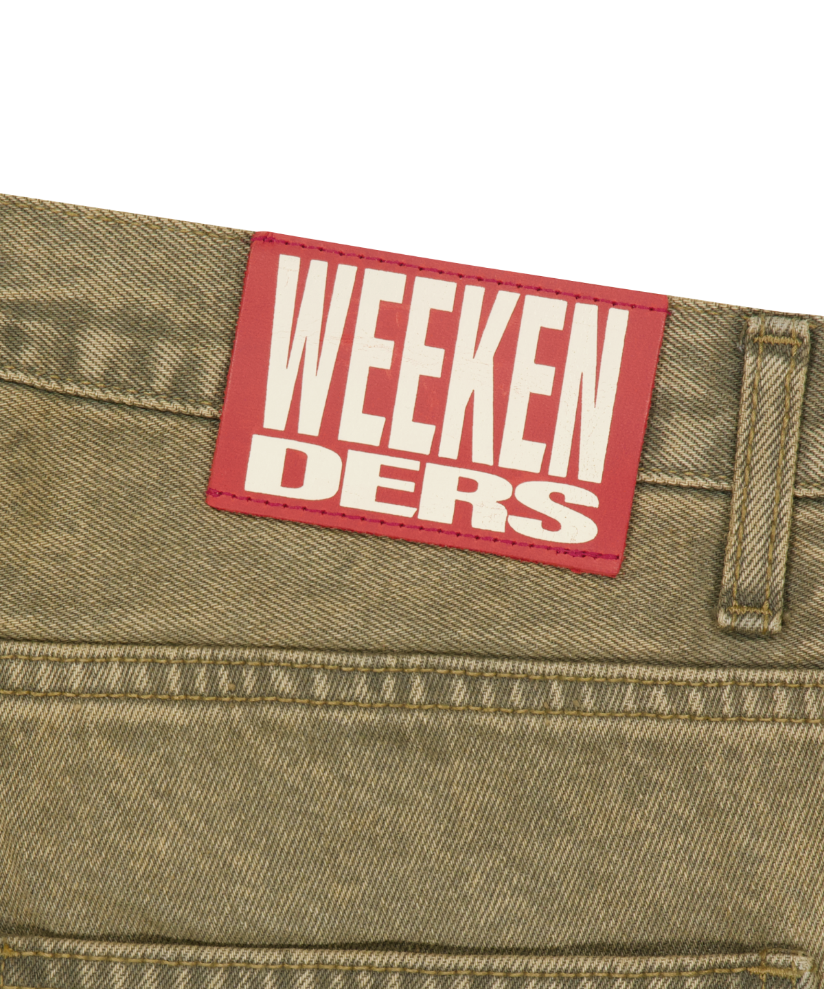 위캔더스(WKNDRS) APPLE DENIM PANTS (BEIGE)