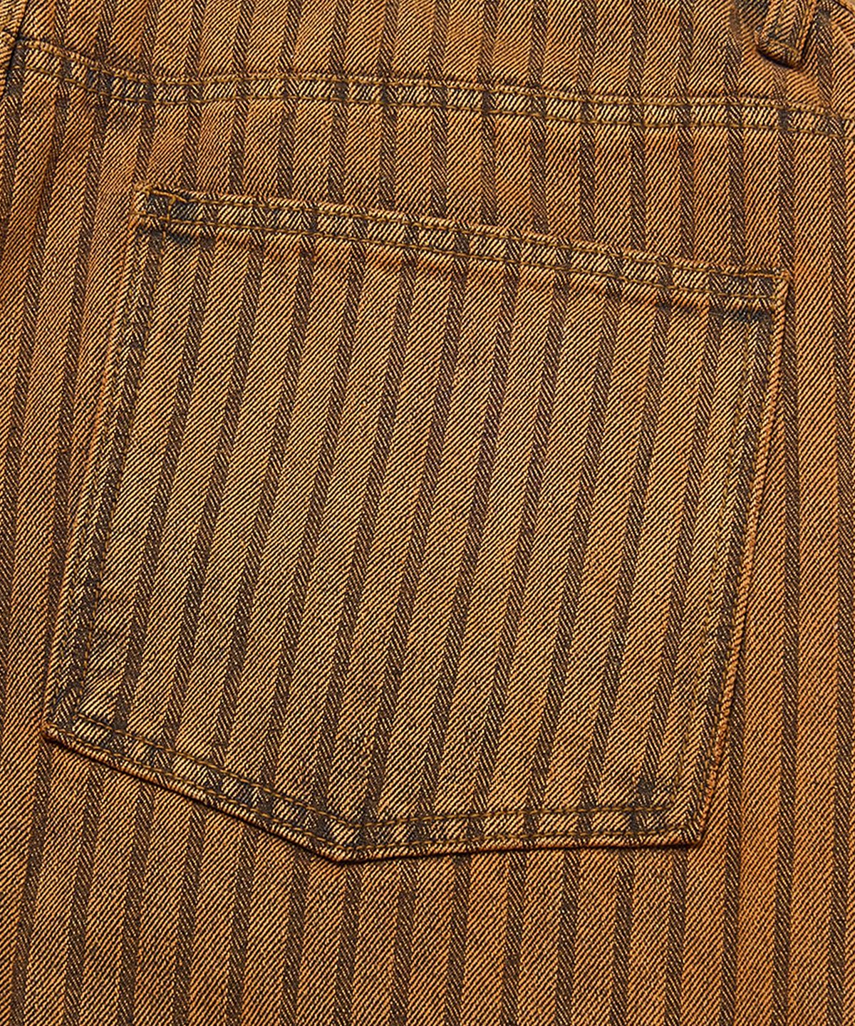 위캔더스(WKNDRS) STRIPE DENIM PANTS (ORANGE)