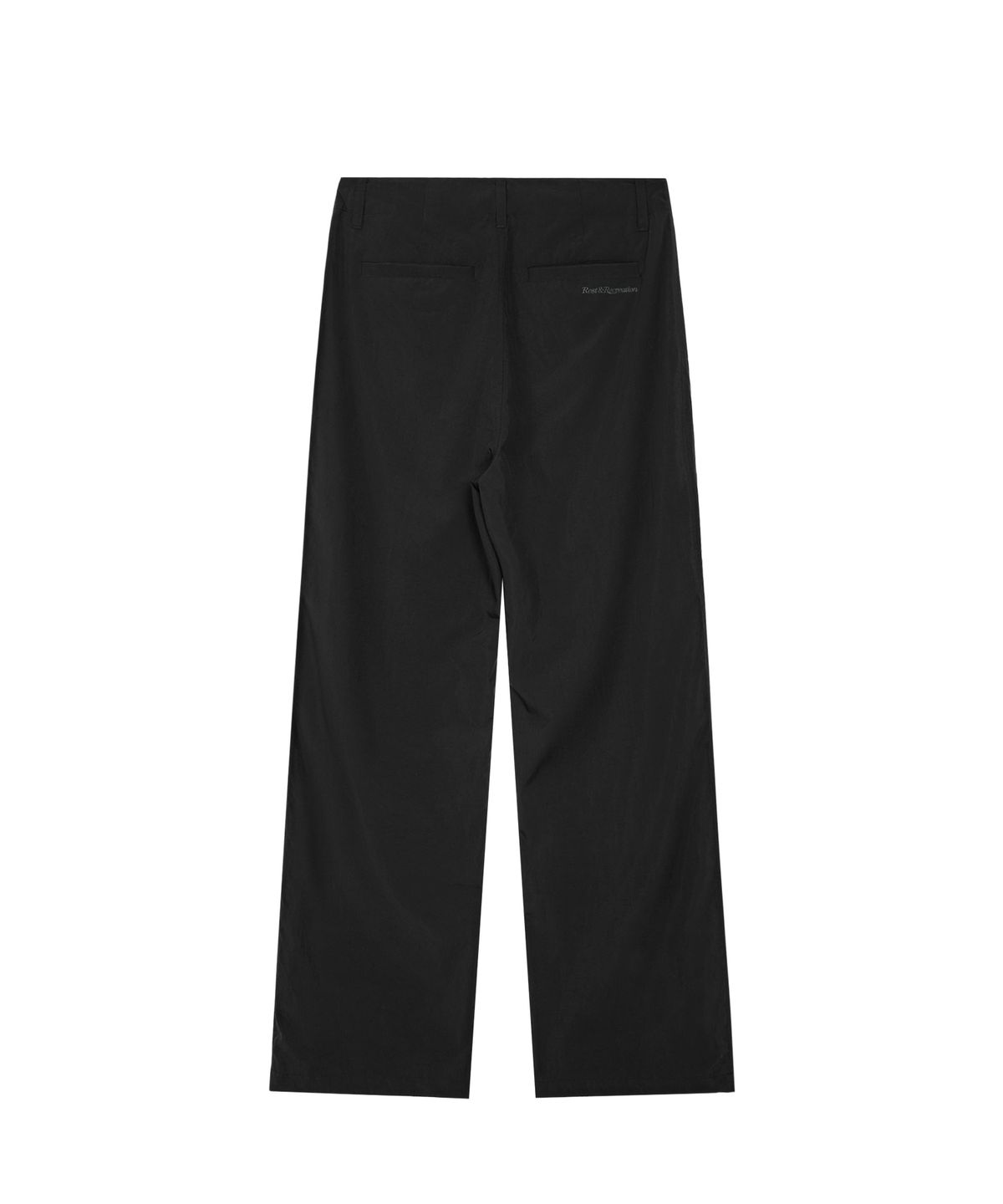 레스트앤레크레이션(REST&RECREATION) NYLON PARACHUTE PANTS - BLACK