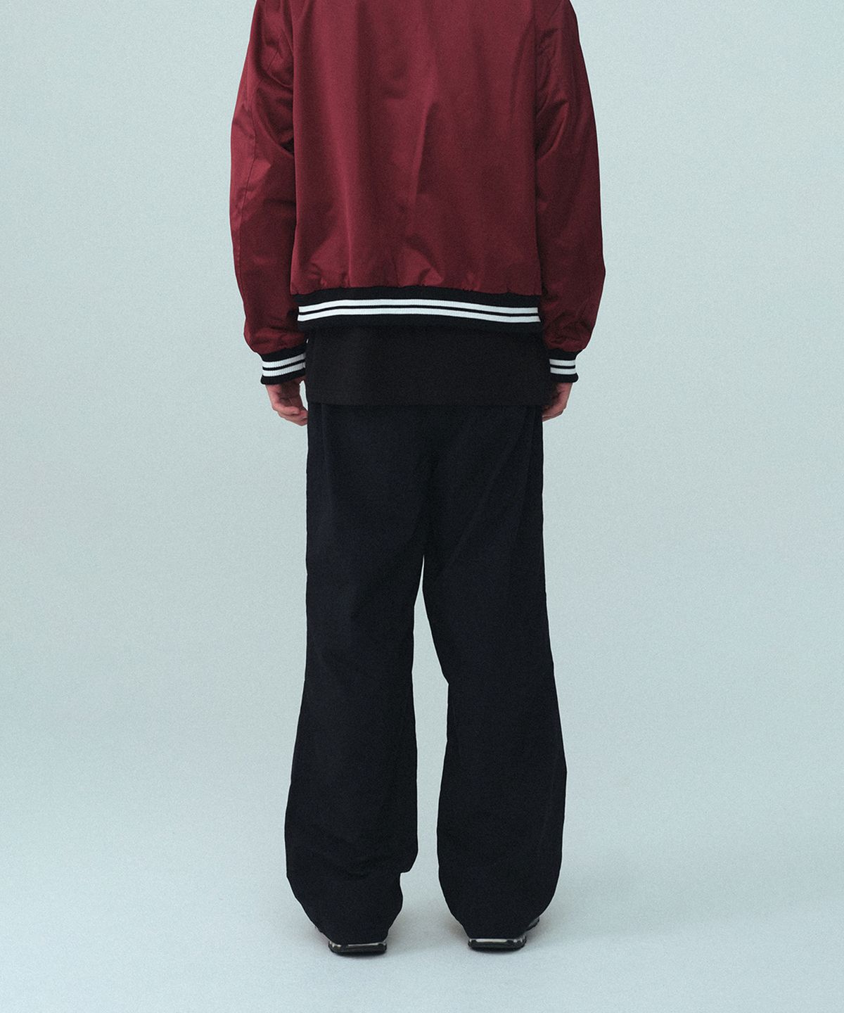 레스트앤레크레이션(REST&RECREATION) NYLON PARACHUTE PANTS - BLACK