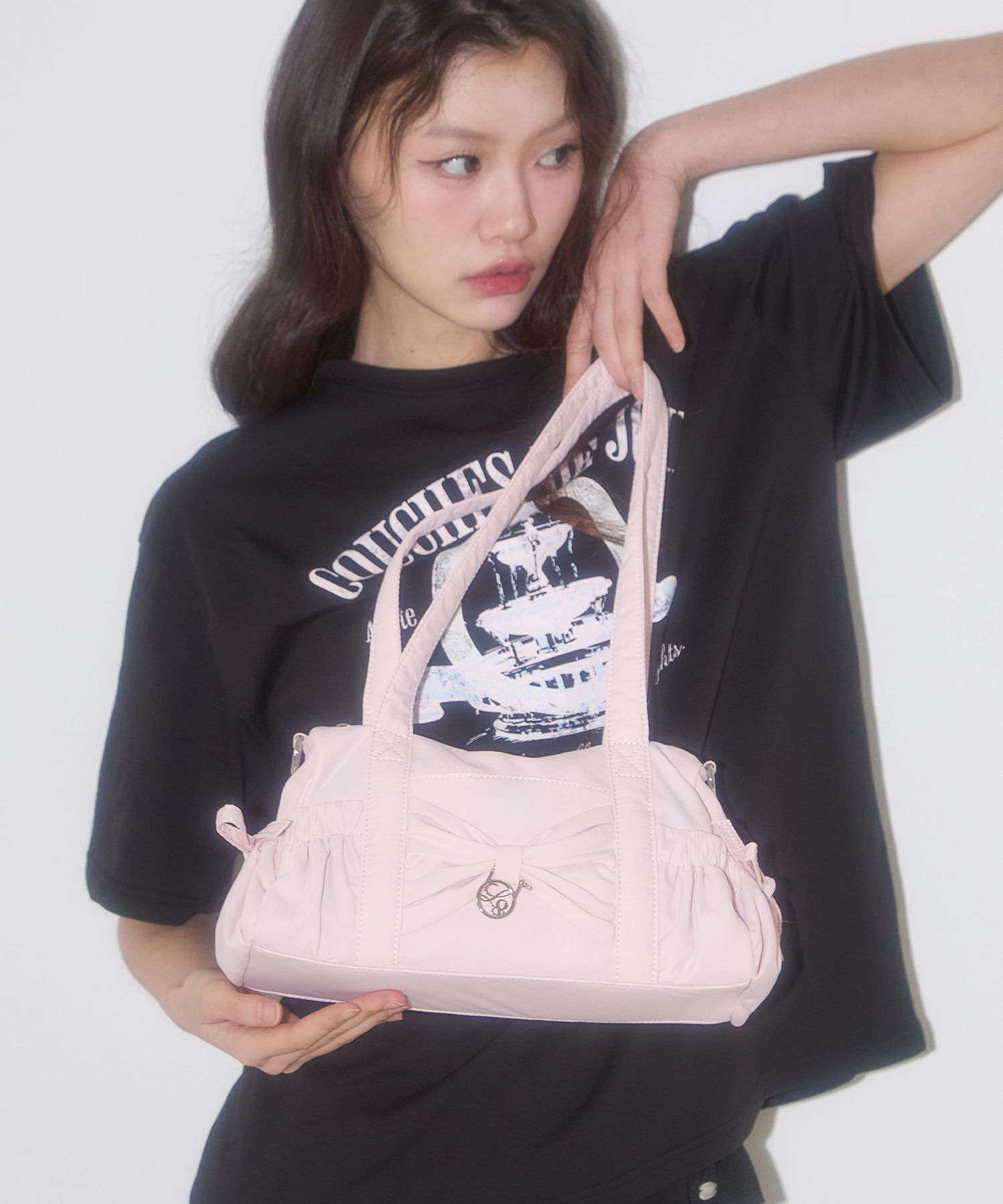 ●ILLIGO● Bow Forty Duffle Bag Pink 5012264146 MUSINSA | ILLIGO Bow Forty Mini Duffle Bag Pink