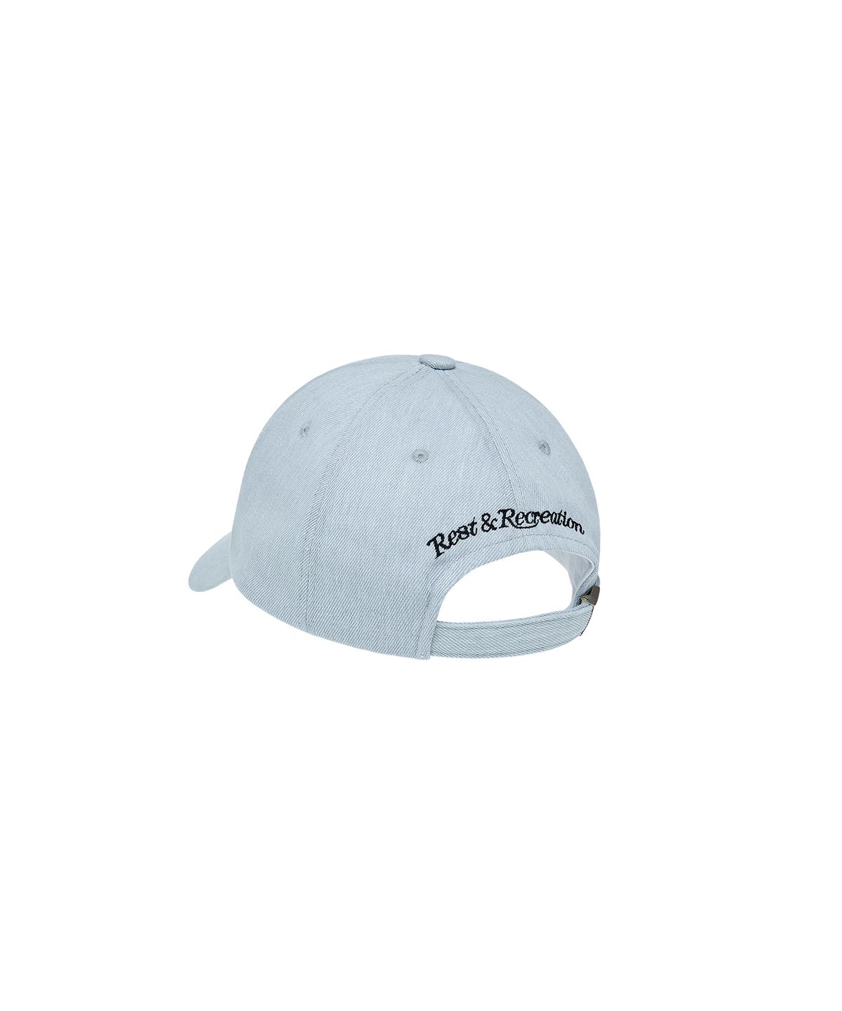 레스트앤레크레이션(REST&RECREATION) DENIM LOGO CAP - LIGHT BLUE