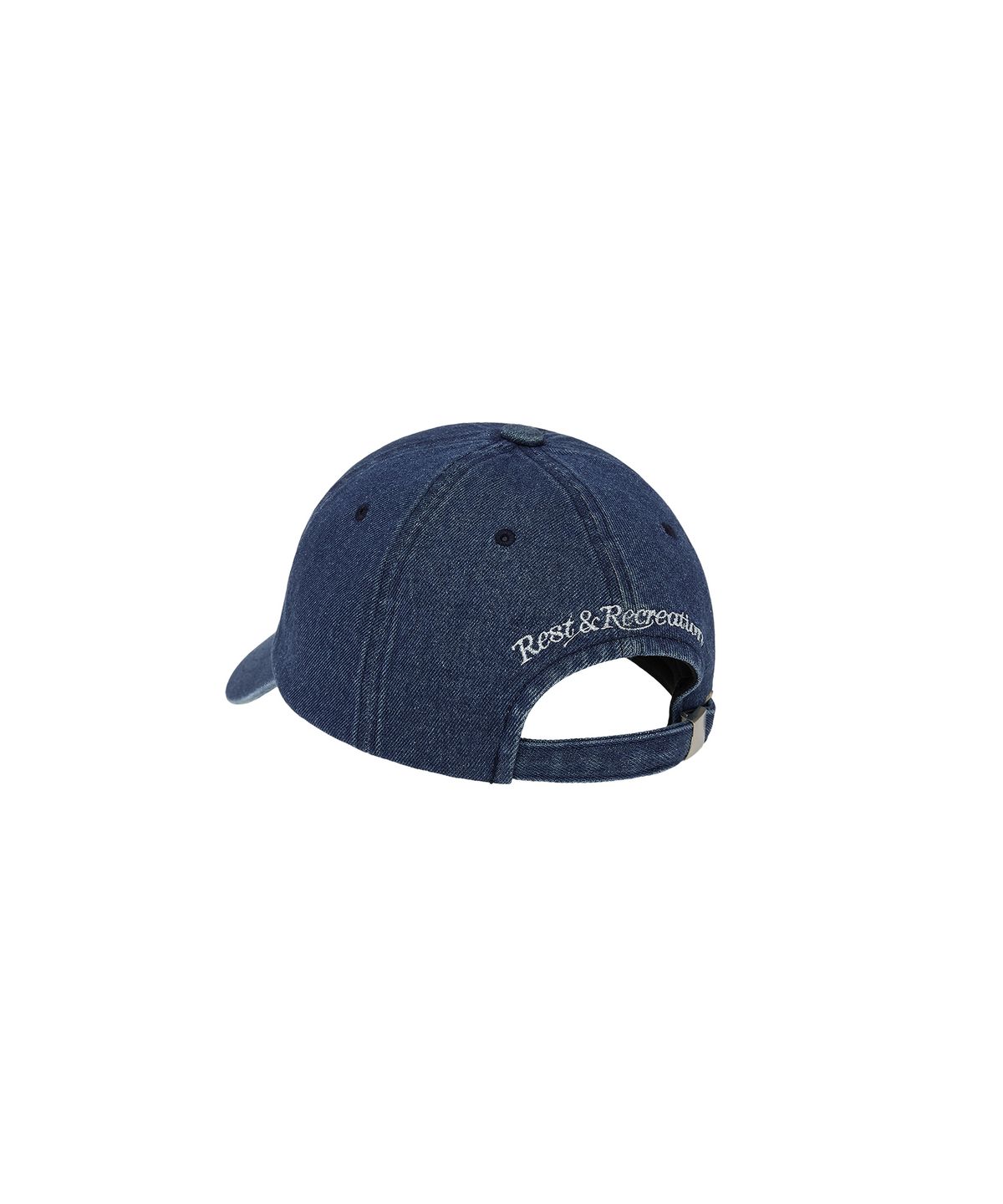 레스트앤레크레이션(REST&RECREATION) DENIM LOGO CAP - BLUE