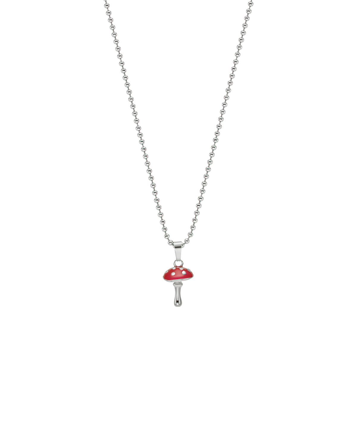 미디엄스(MEDIUMS) Magic Mushroom Necklace - Red (매직 머쉬룸 목걸이)