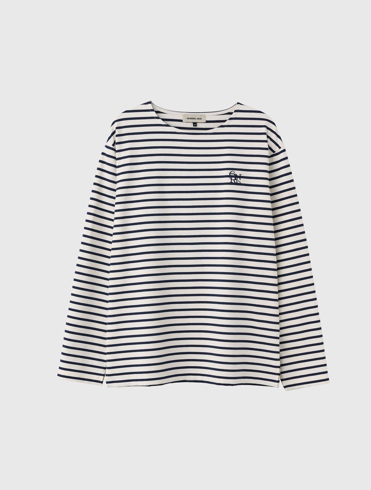 제너럴아이디어(GENERALIDEA) UNISEX 롱슬리브 보더 티셔츠 [WHITE] / SBE1U01003