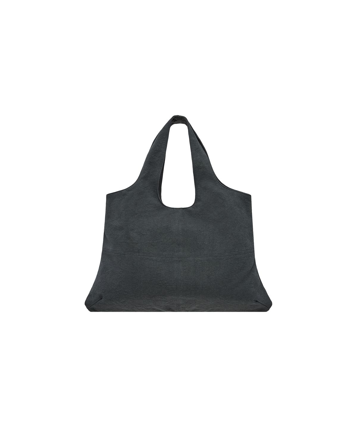 레스트앤레크레이션(REST&RECREATION) COTTON SHOULDER BAG - CHARCOAL