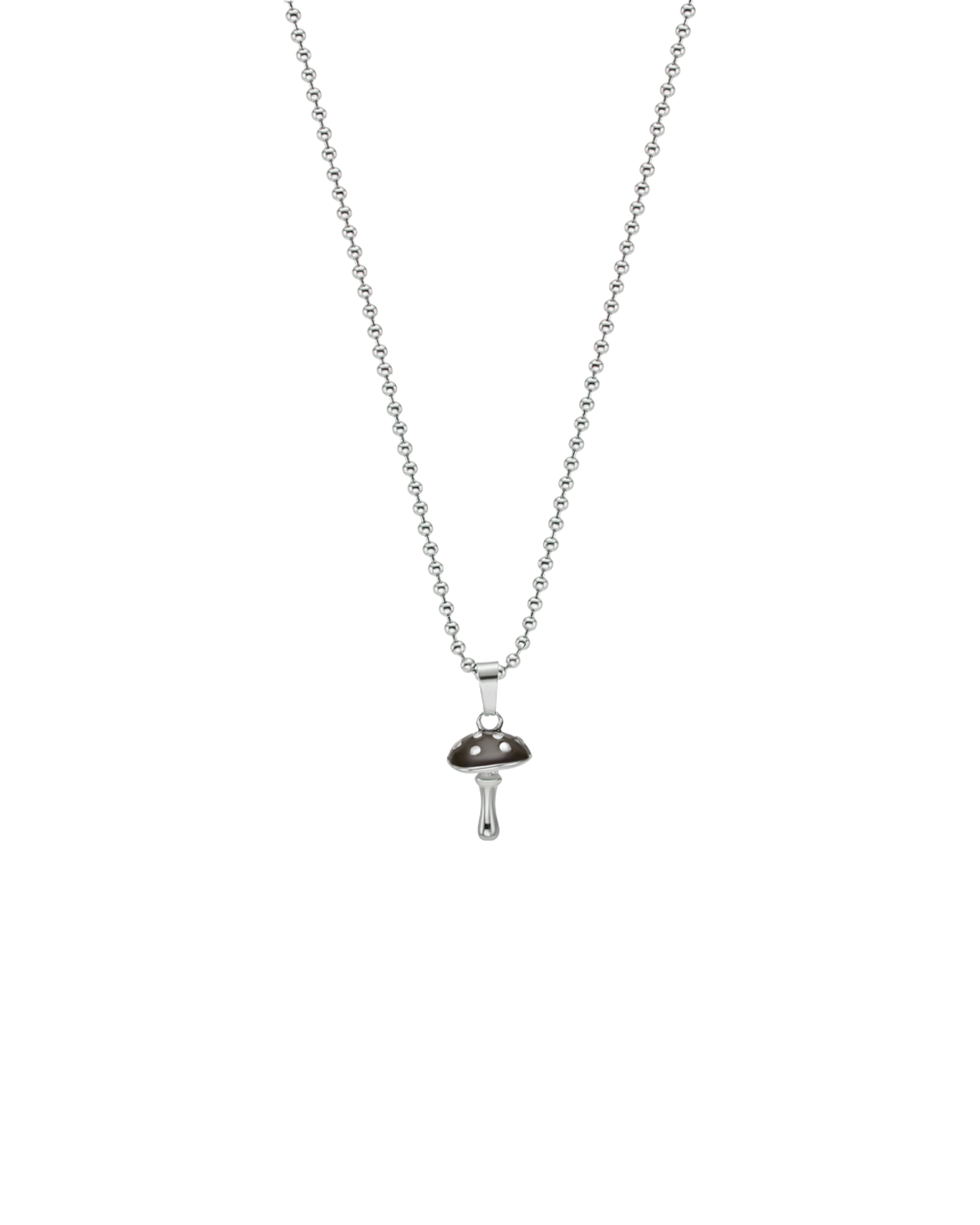 미디엄스(MEDIUMS) Magic Mushroom Necklace - Dark Brown (매직 머쉬룸 목걸이)