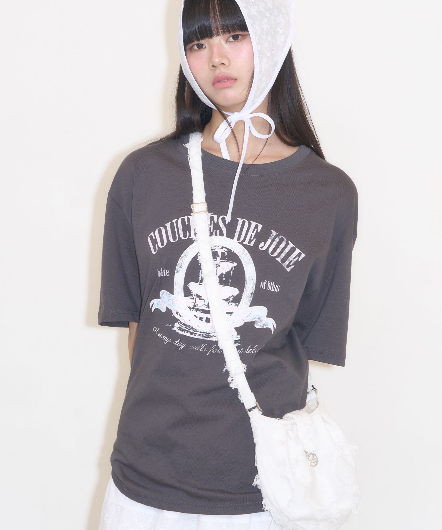 ★ILLIGO★ Drawing Park Overfit T-Shirt Back Melange MUSINSA | ILLIGO Drawing Park Overfit T-Shirt Charcoal