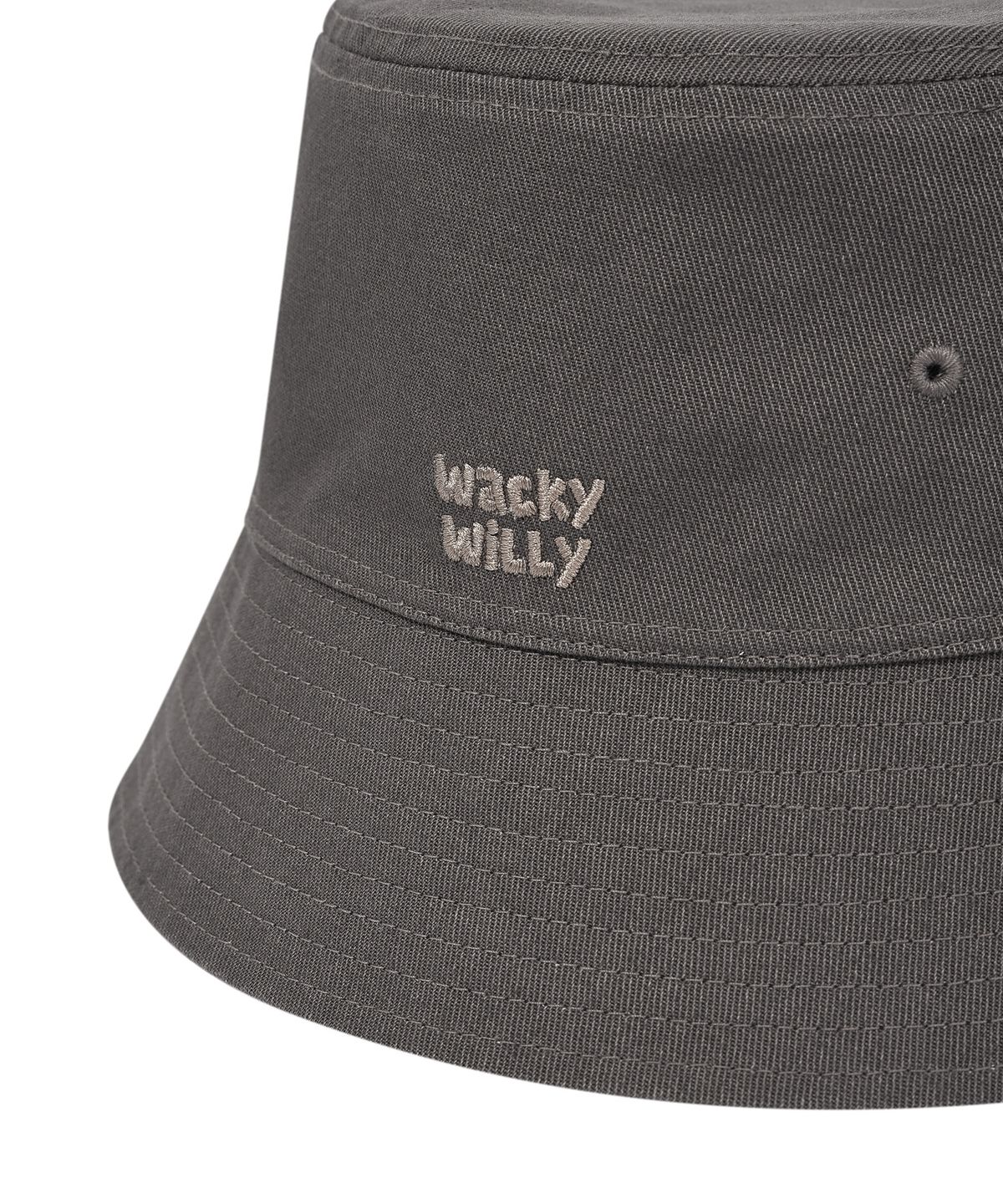와키윌리(WACKY WILLY) 핸드드로잉 리버시블 버킷햇 네이비