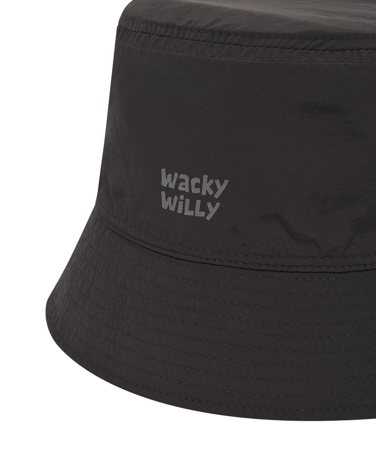 와키윌리(WACKY WILLY) 핸드드로잉 리버시블 버킷햇 카키