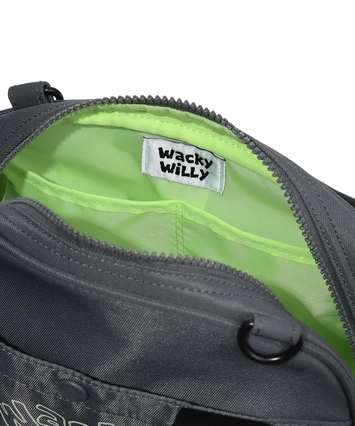 와키윌리(WACKY WILLY) 키키 미니 보스톤백 차콜
