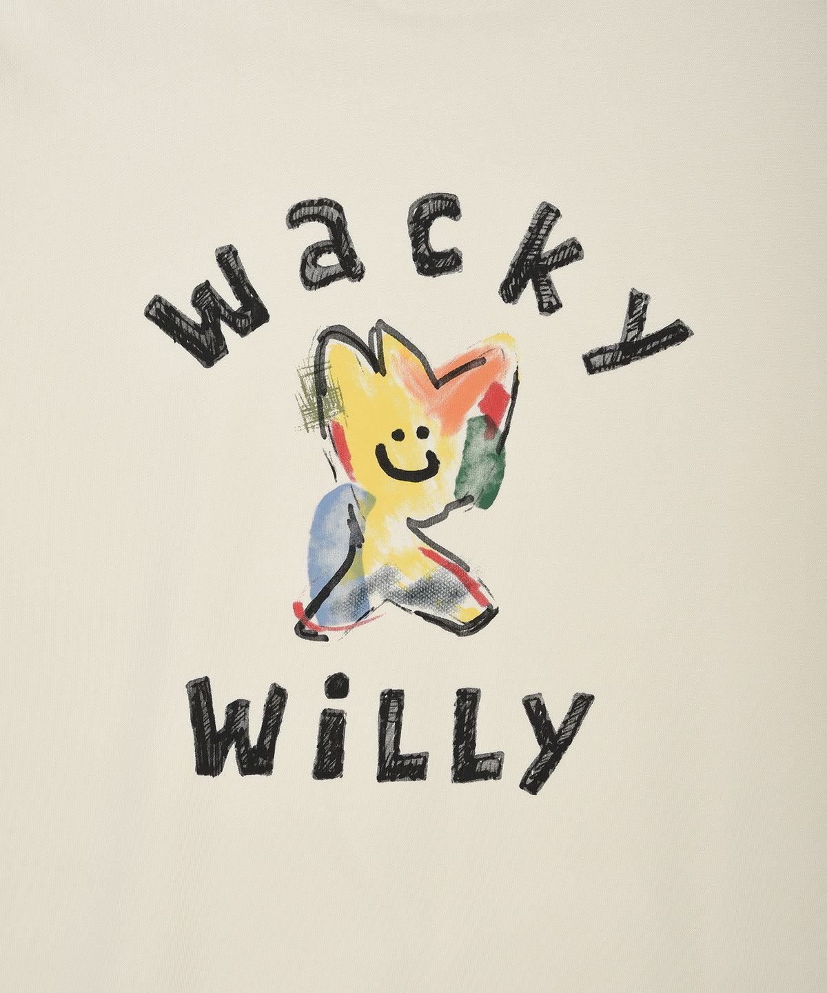 와키윌리(WACKY WILLY) 키키 빅그래픽 맨투맨 크림