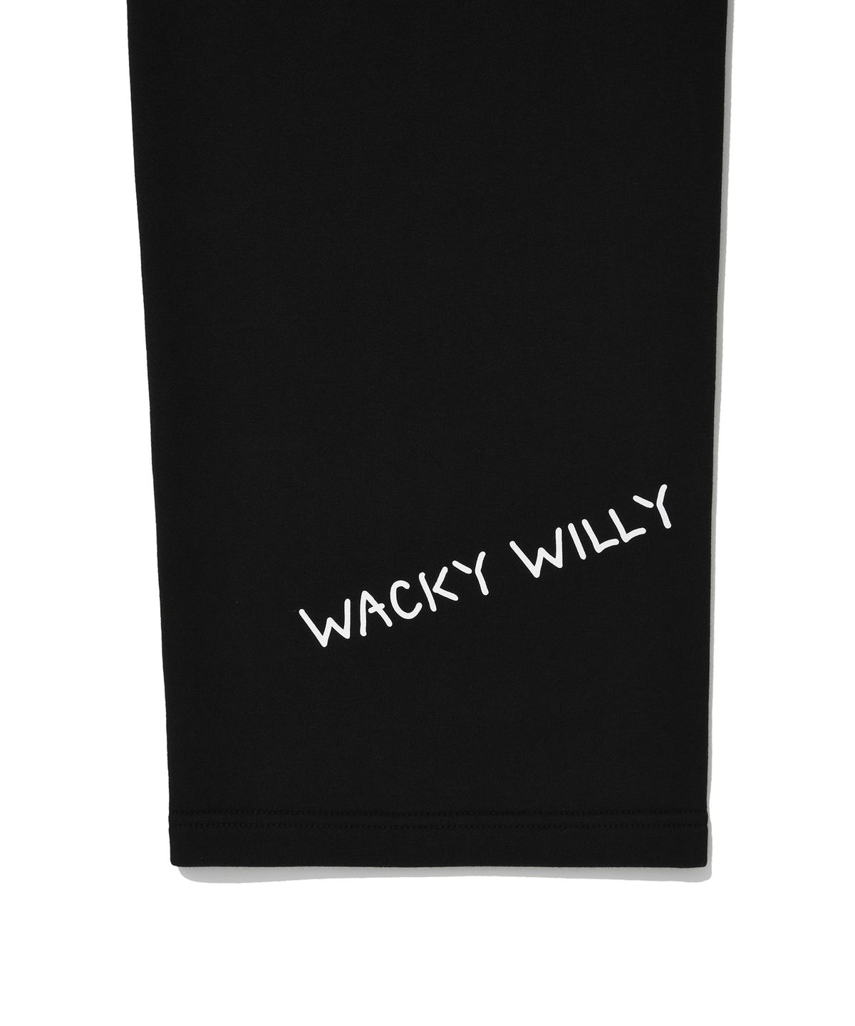 와키윌리(WACKY WILLY) 키키 올오버 그래픽 스웻 팬츠 블랙