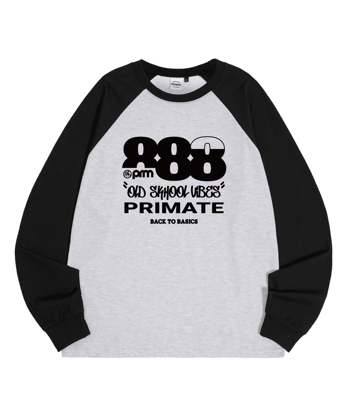 프라임에이트(PRIMATE) VIBES 오버핏 래글런 롱 슬리브 5 COLORS