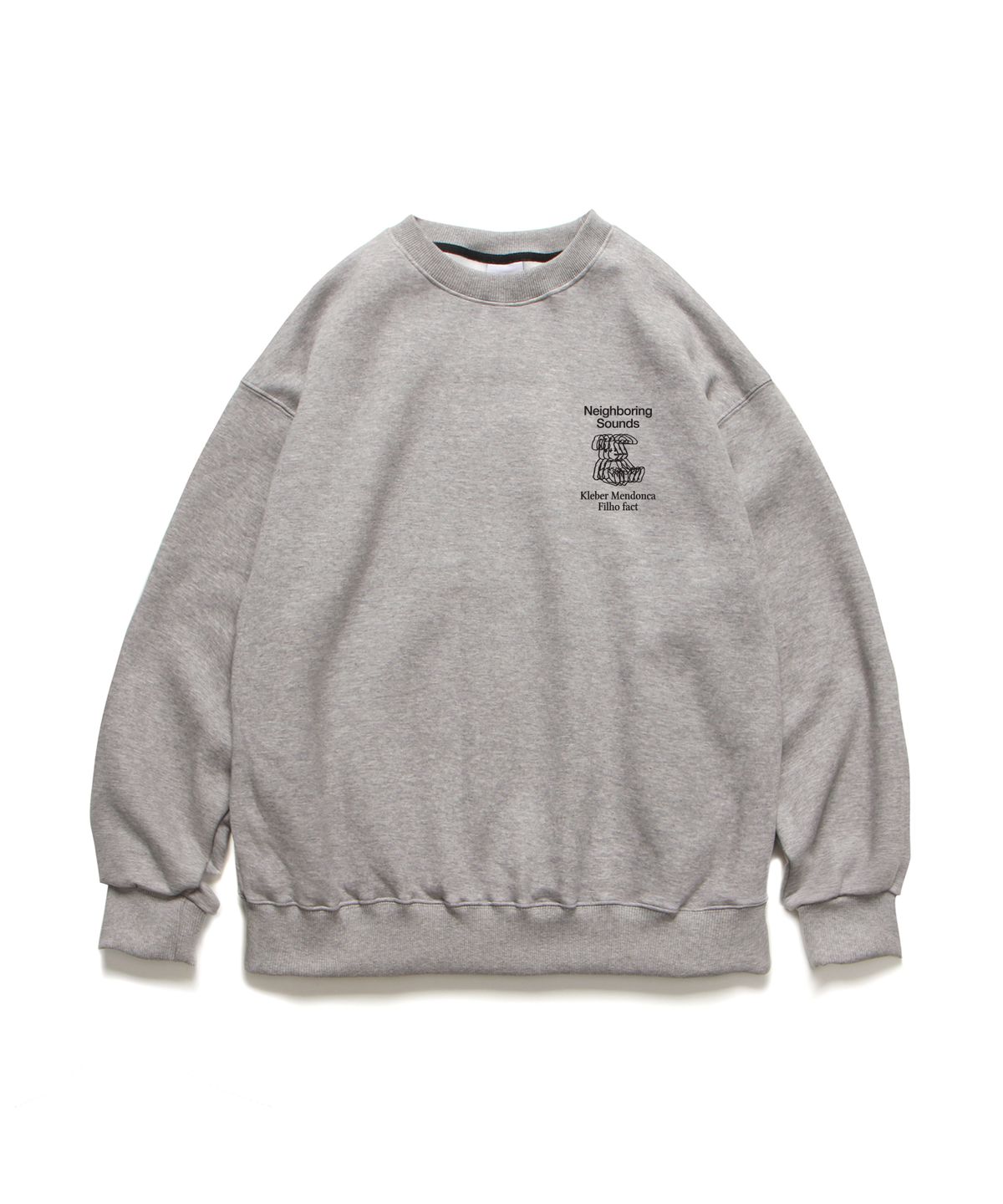 앱놀머씽(ABNORMALTHING) 사운즈 크루넥 다크그레이 (SOUNDS CREWNECK DARK GREY)
