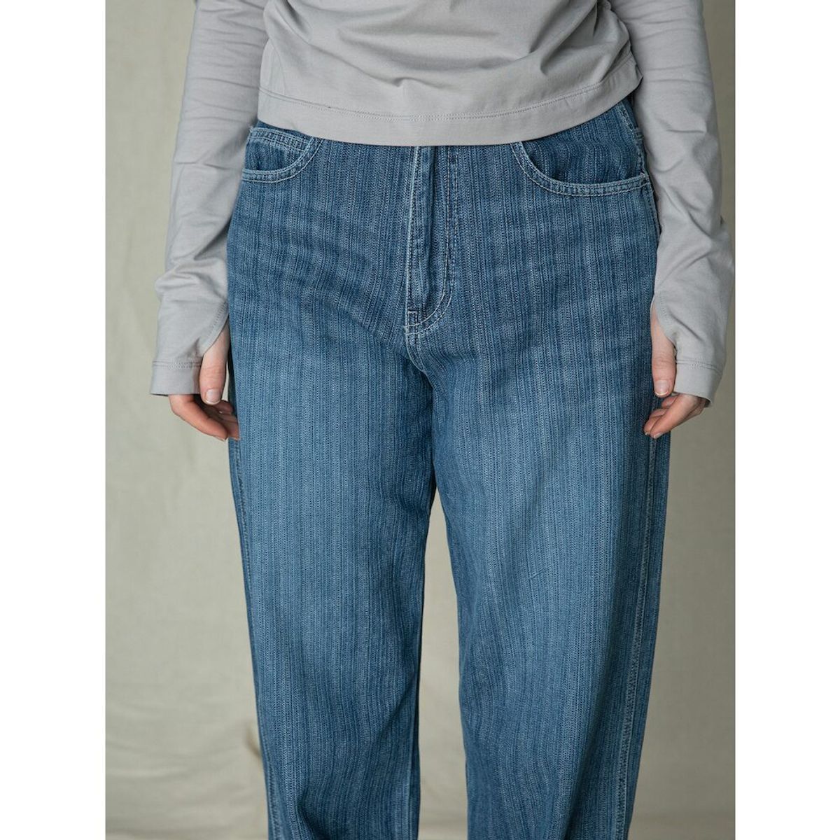 샌드 사운드(SAND SOUND) Slub Denim Pants  Blue