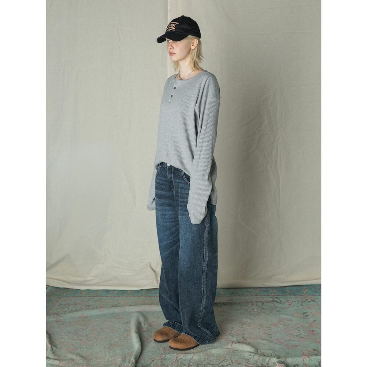 샌드 사운드(SAND SOUND) Nep Vintage Denim Pants  Navy