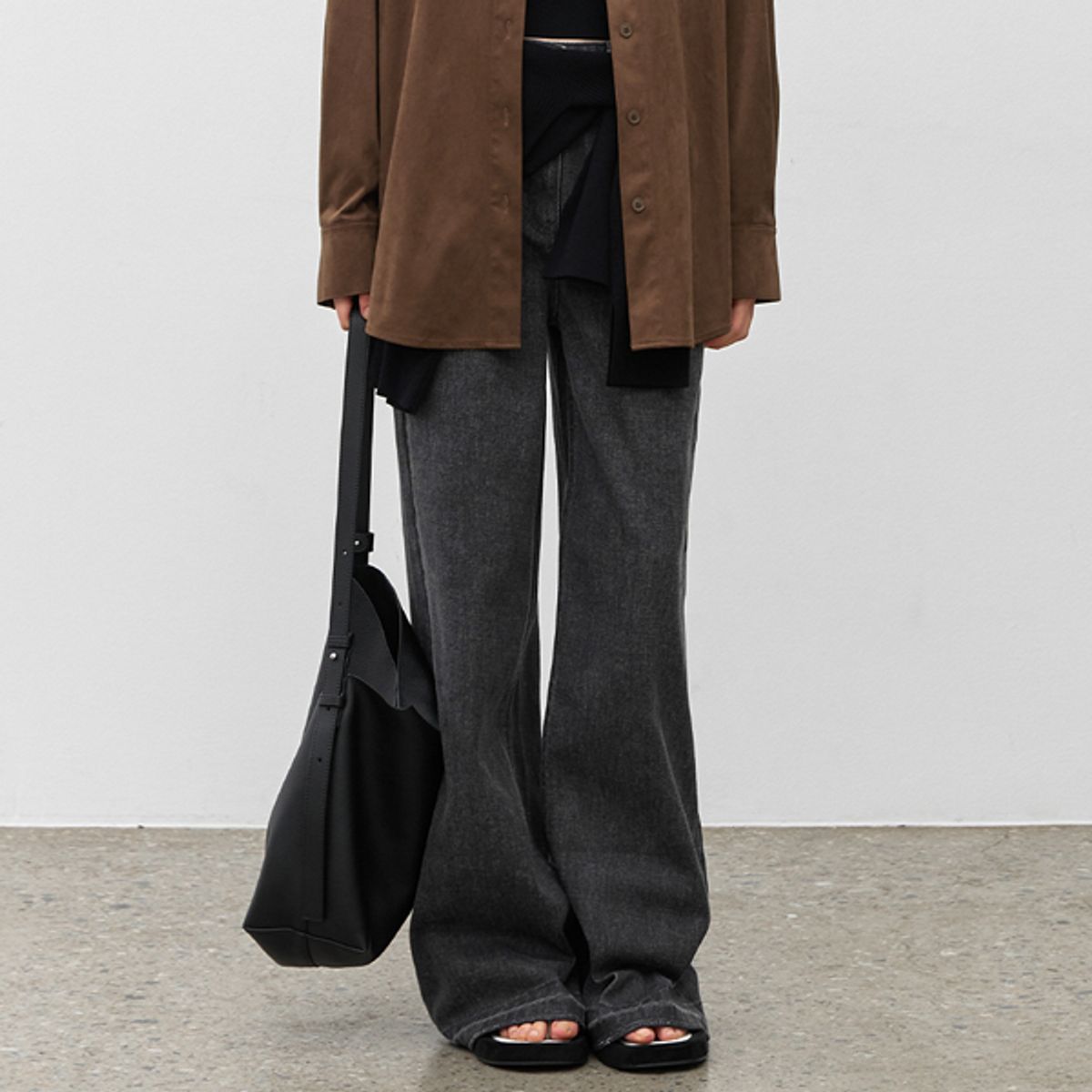 아틀리에 나인(ATELIER NAIN) ESSENTIAL PIGMENT WIDE PANTS(PT-5628)