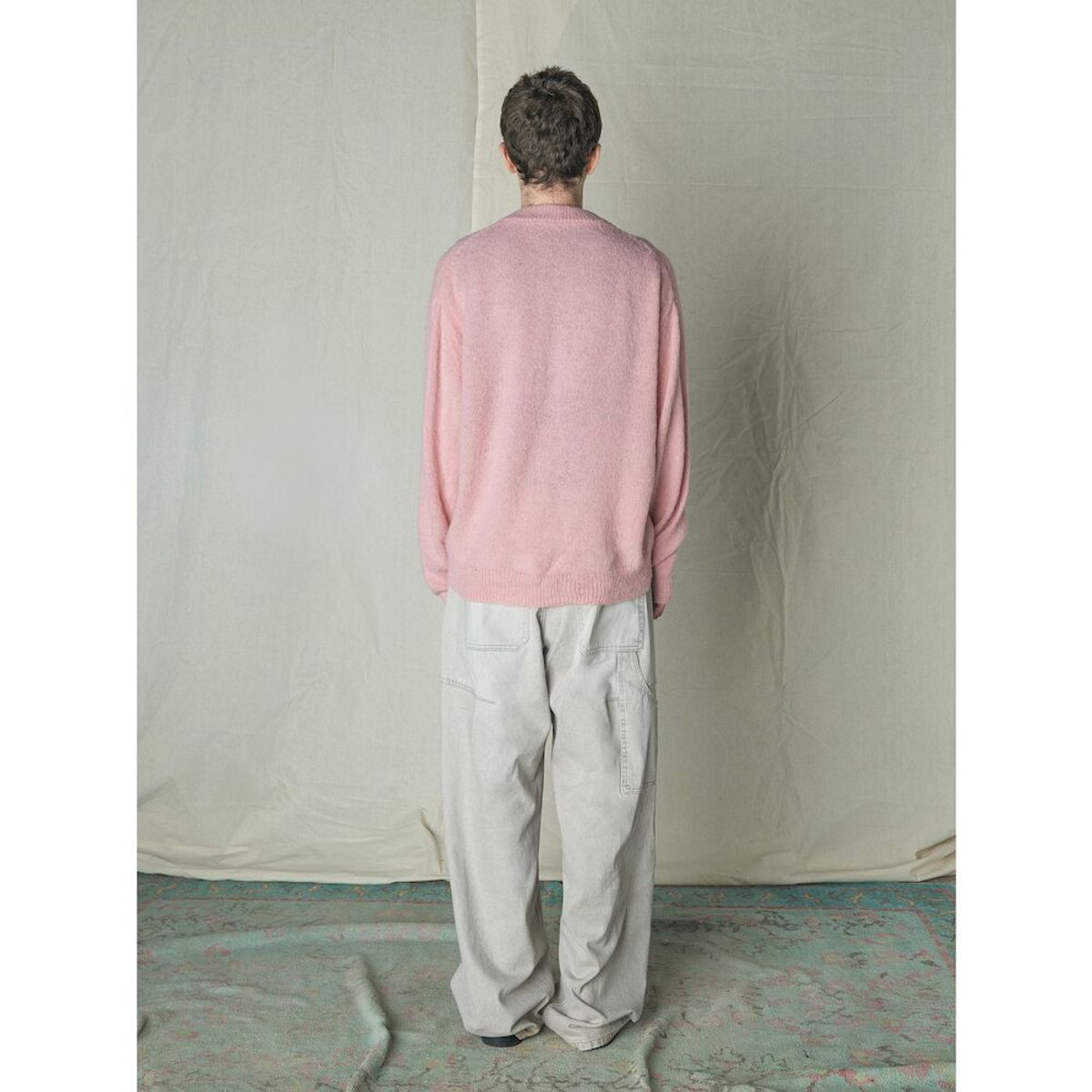 샌드 사운드(SAND SOUND) Washed Cachion Oval Wide Denim Pants  Beige