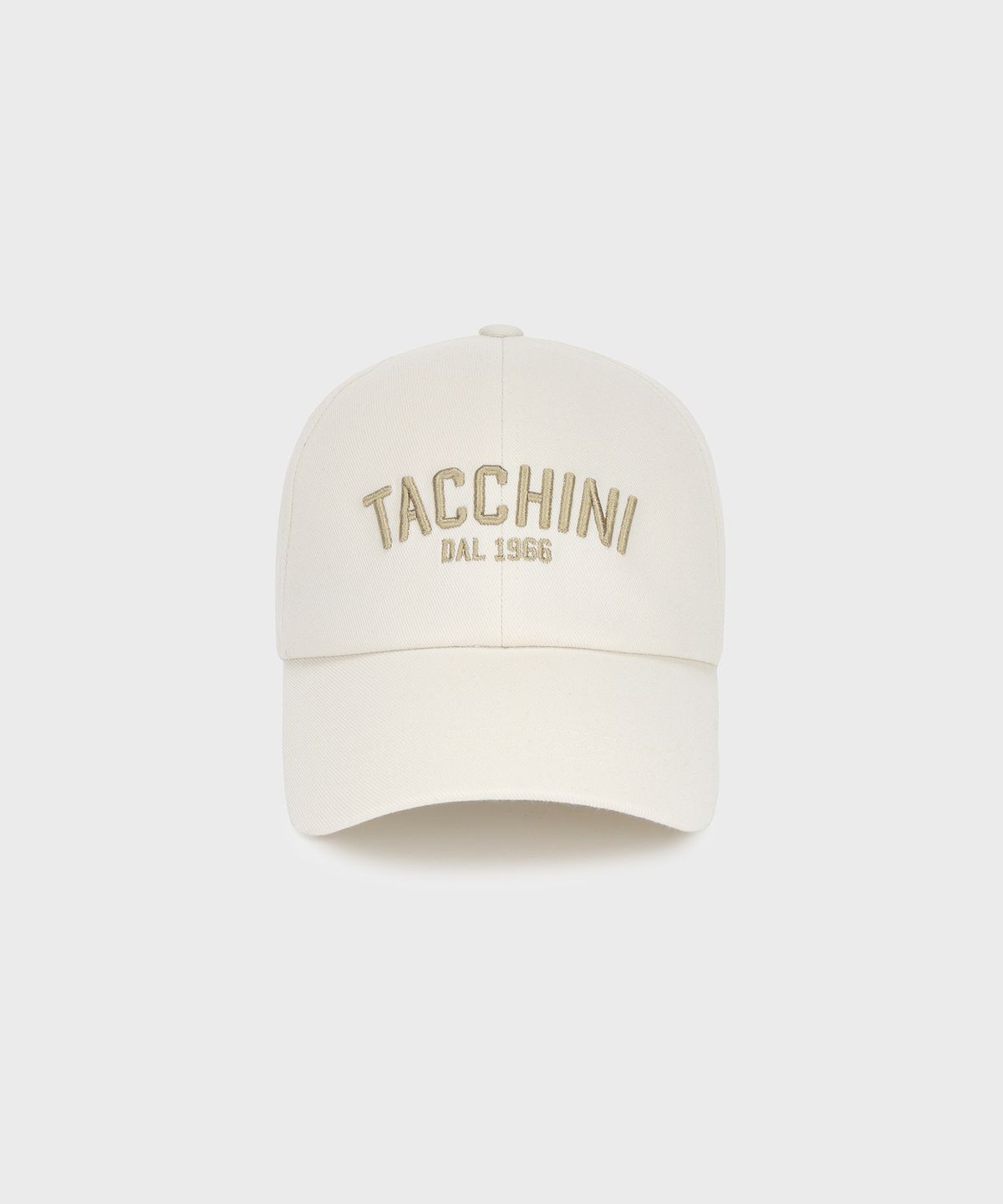 세르지오 타키니(SERGIO TACCHINI) U 레터링 코튼 라이크 볼캡 (Ivory)