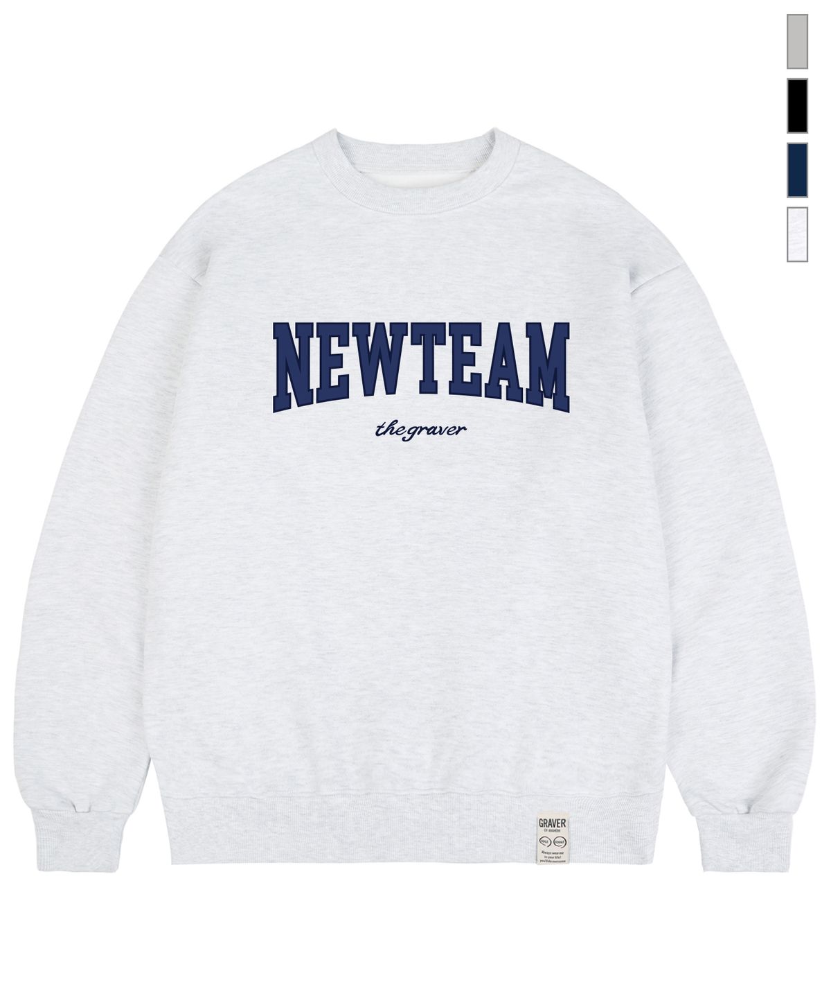 그레이버(GRAVER) [UNISEX]NEW-TEAM 프린팅 맨투맨_4color