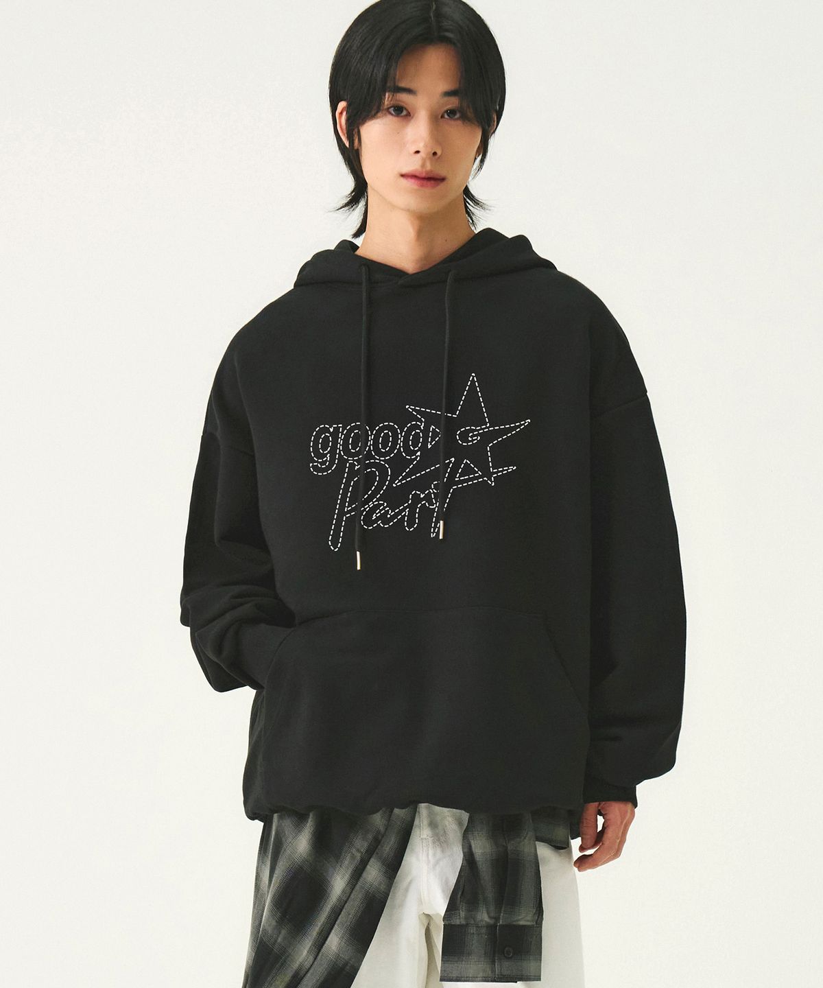 그레이버(GRAVER) [UNISEX]GOOD-PART 후드티_3color