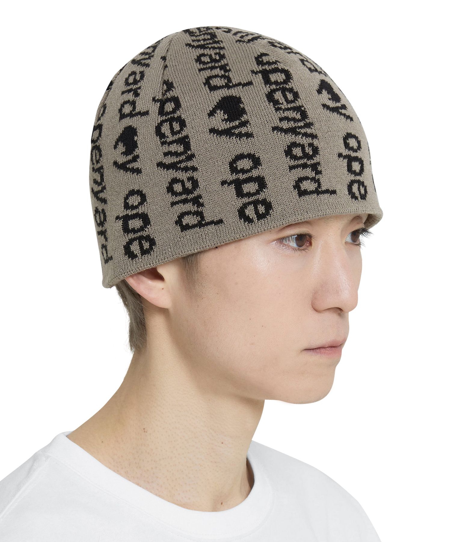 ★OY★ALL OVER LOGO BEANIE - SAND★正規品/韓国直送料込/人気 MUSINSA公式 | OY ALL OVER LOGO BEANIE - SAND