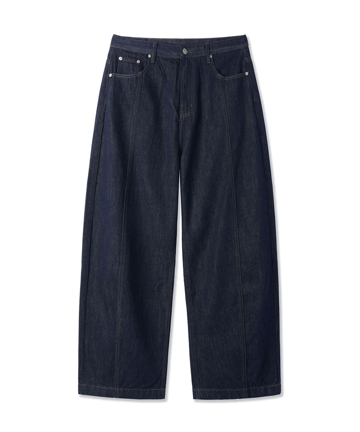 오픈야드(오와이)(OPENYARD(OY)) STITCHED WIDE VOLUME PANTS - INDIGO