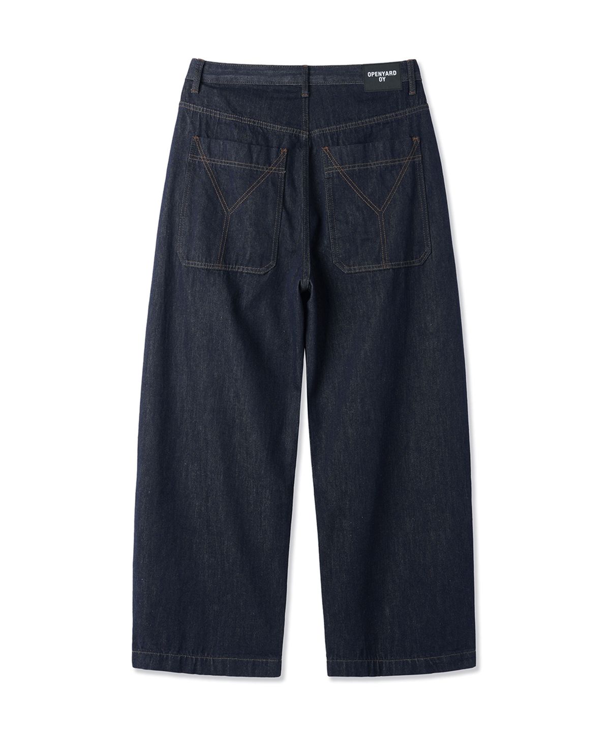 오픈야드(오와이)(OPENYARD(OY)) STITCHED WIDE VOLUME PANTS - INDIGO