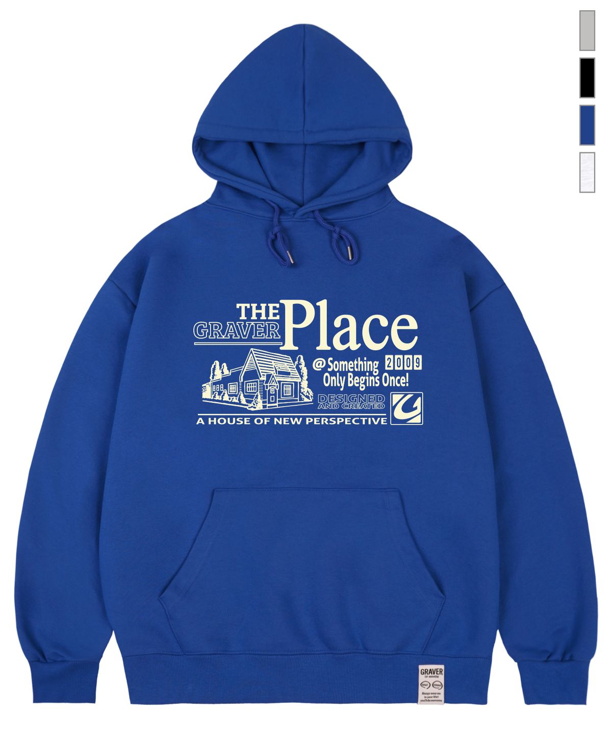 그레이버(GRAVER) [UNISEX]THE-PLACE 후드티_4color
