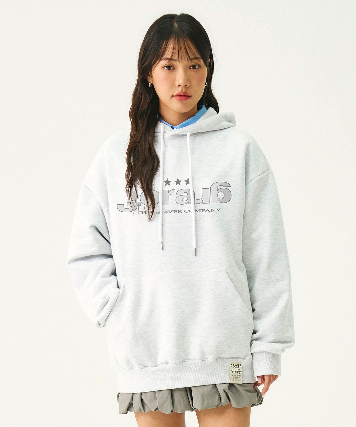 그레이버(GRAVER) [UNISEX]GRAR-OF 후드티_4color