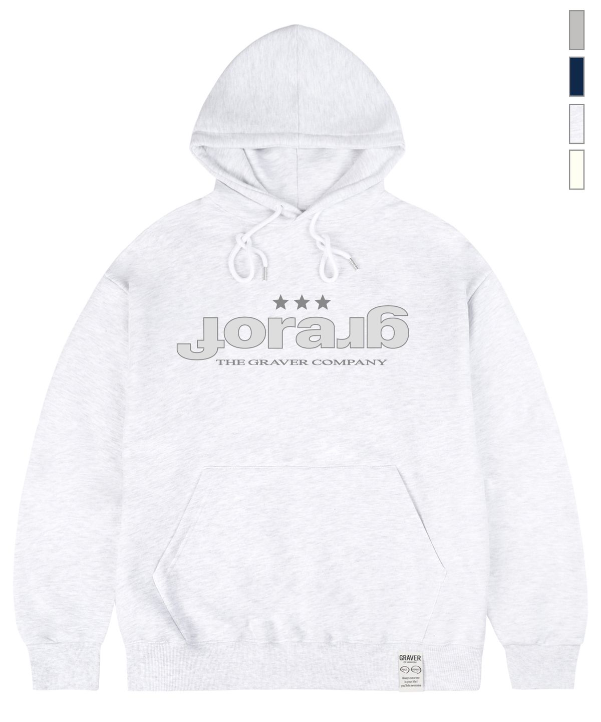 그레이버(GRAVER) [UNISEX]GRAR-OF 후드티_4color