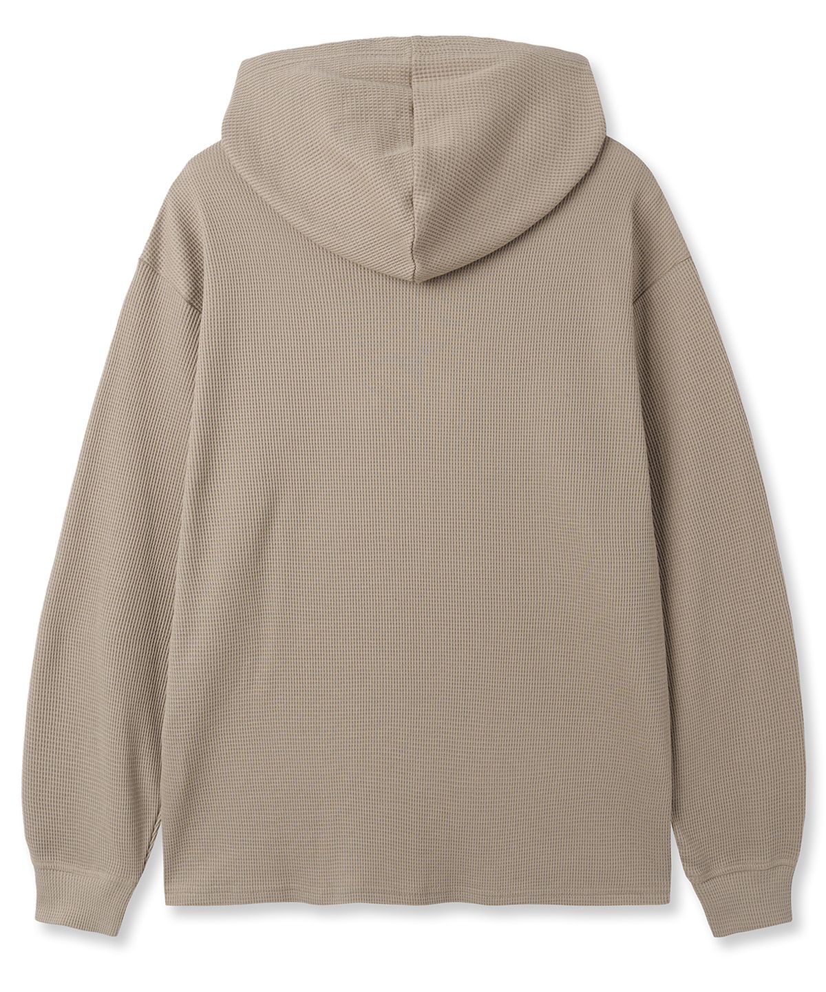 오픈야드(오와이)(OPENYARD(OY)) WAFFLE HOODIE L/S TOP - SAND