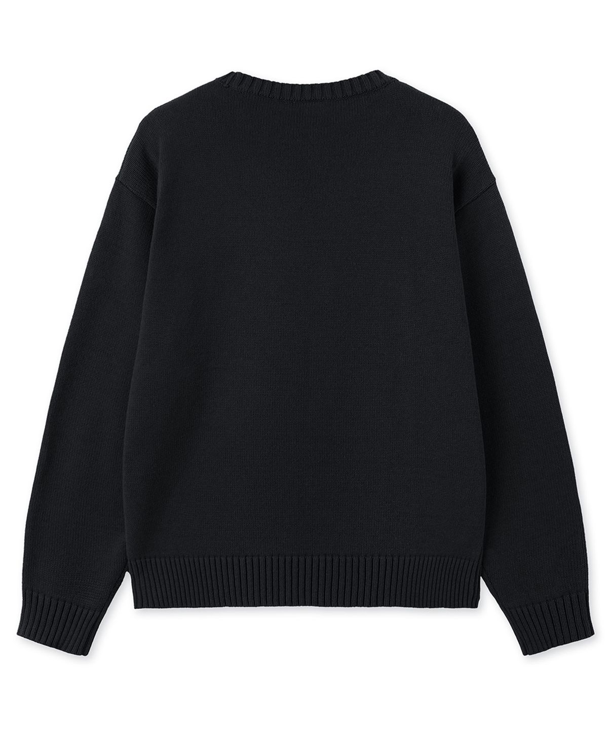 오픈야드(오와이)(OPENYARD(OY)) FLORAL BLOOM KNIT - BLACK