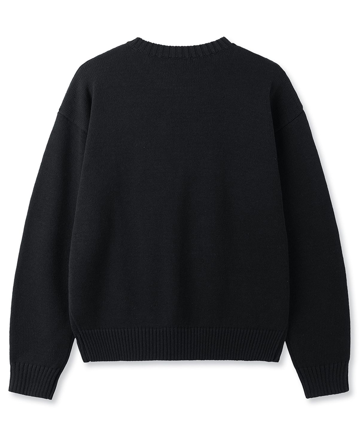 오픈야드(오와이)(OPENYARD(OY)) SEATED ODOLLY KNIT - BLACK