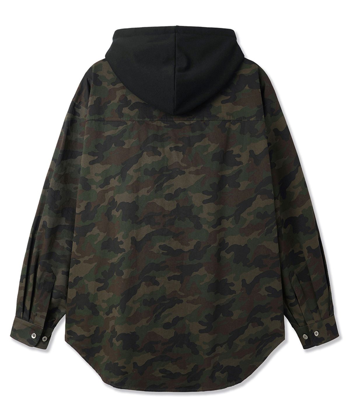 오픈야드(오와이)(OPENYARD(OY)) CAMO ZIP HOODIE SHIRT
