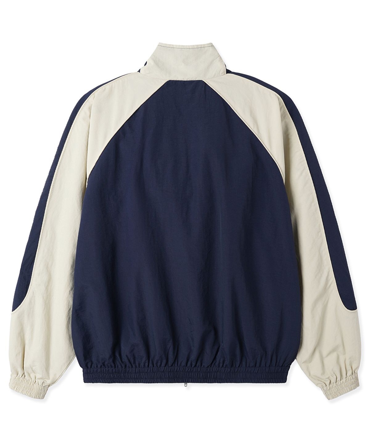 오픈야드(오와이)(OPENYARD(OY)) EMBROIDERED LOGO NYLON TRACK TOP - NAVY