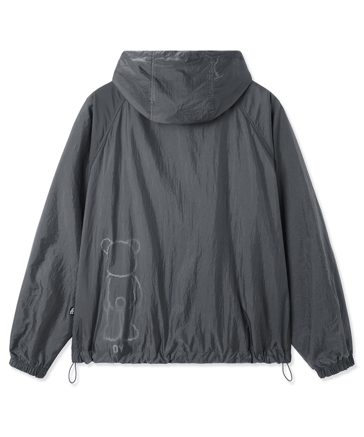 오픈야드(오와이)(OPENYARD(OY)) ODOLLY SHEER SHELL WINDBREAKER - BLACK