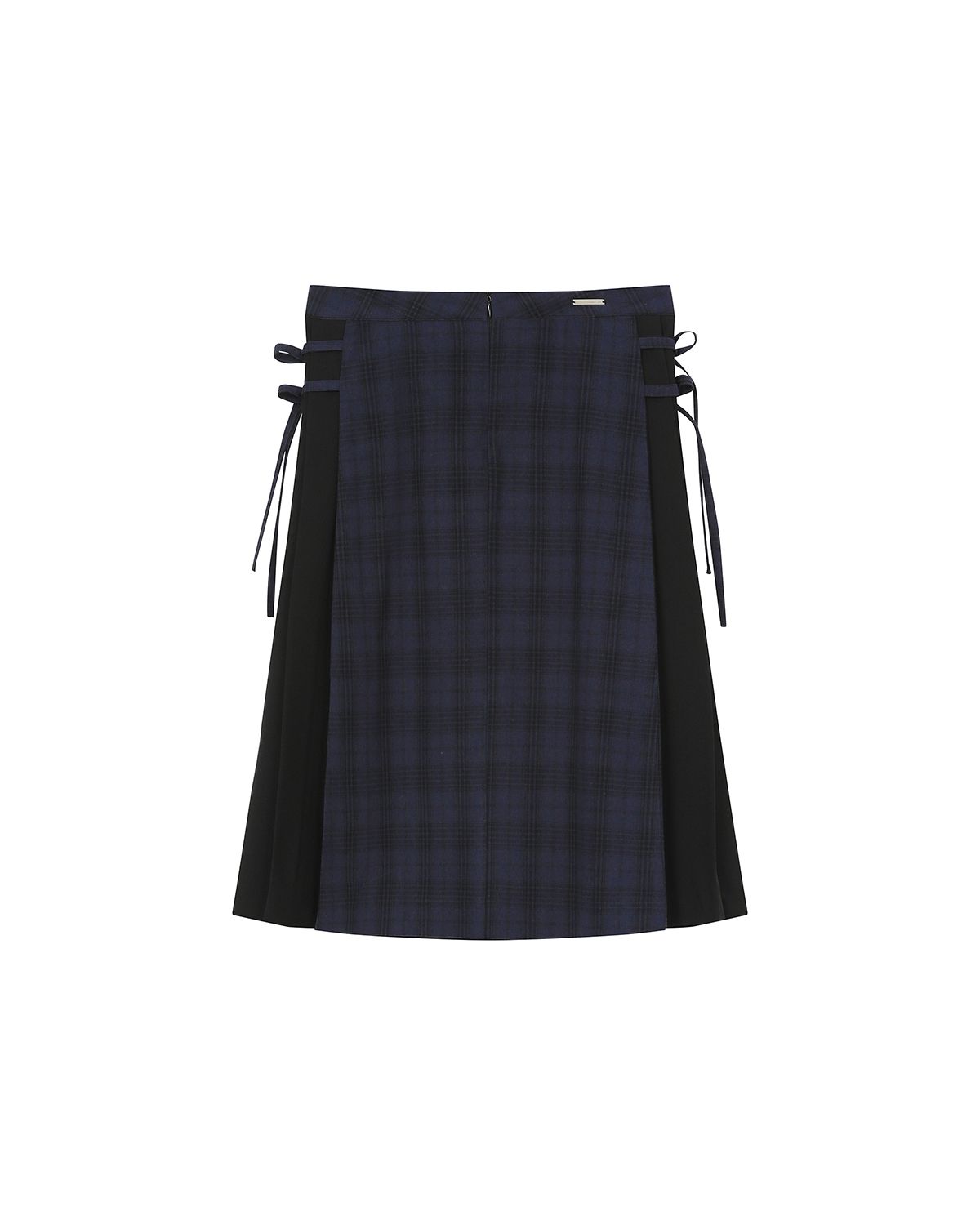 미세키서울(MISEKI SEOUL) Side bow pleats midi skirt CHECK