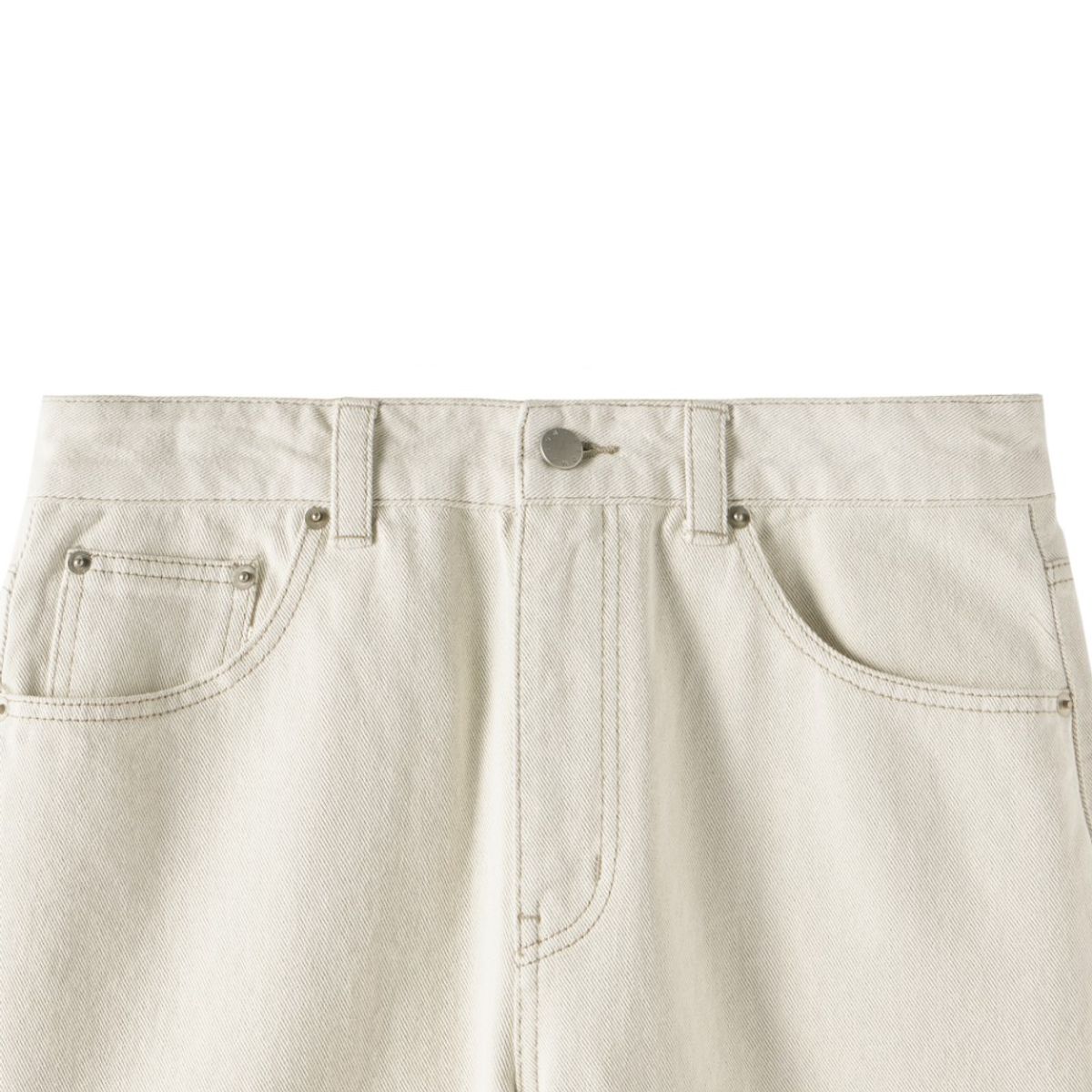 브롬톤 런던(BROMPTON LONDON) 1975 STRAIGHT DENIM TROUSERS - IVORY (P251MDP461)