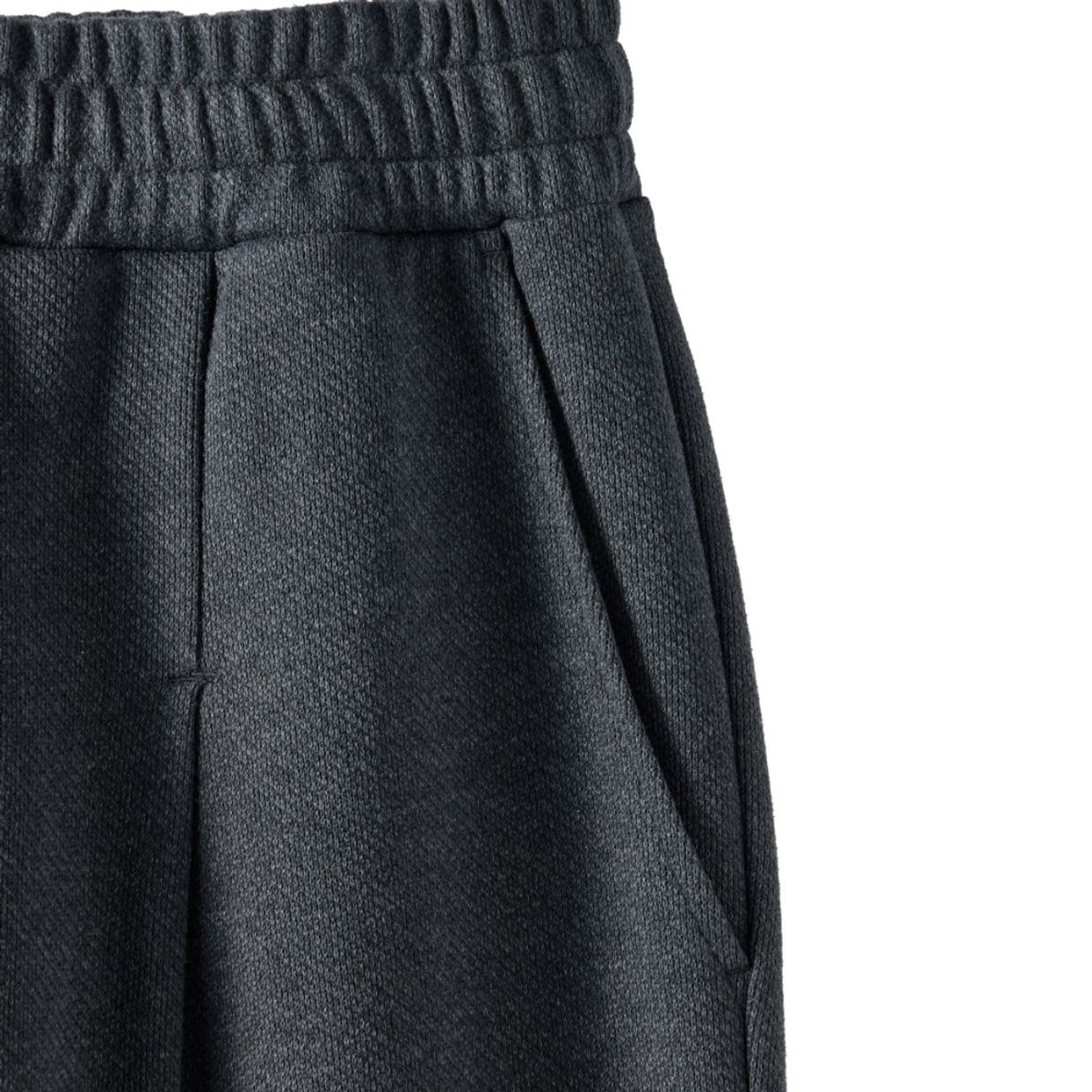 브롬톤 런던(BROMPTON LONDON) DIAGONAL JACQUARD TROUSERS - CHARCOAL (P251UPT460)