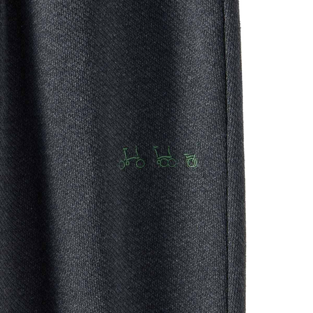 브롬톤 런던(BROMPTON LONDON) DIAGONAL JACQUARD TROUSERS - CHARCOAL (P251UPT460)