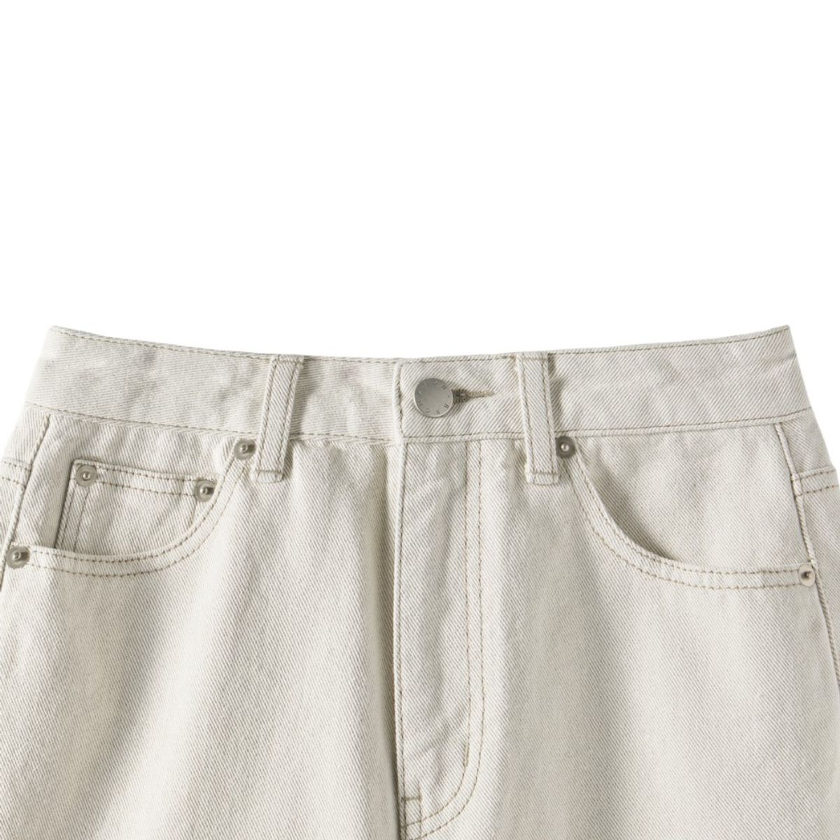 브롬톤 런던(BROMPTON LONDON) W 1975 STRAIGHT DENIM TROUSERS - IVORY (P251WDP461)