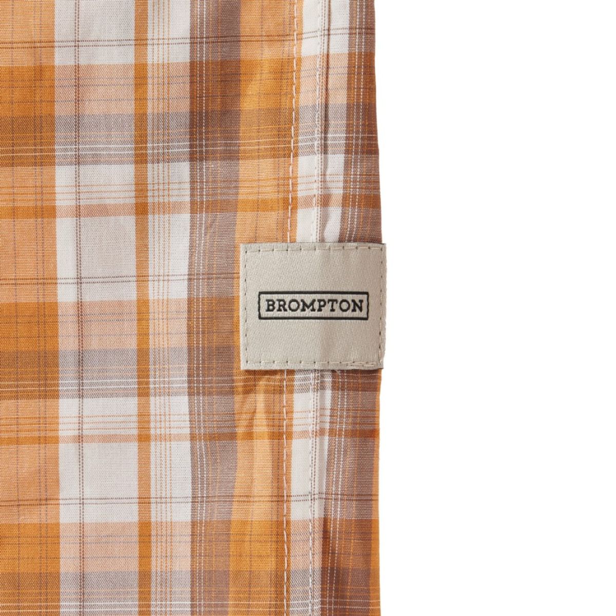 브롬톤 런던(BROMPTON LONDON) 1975 LONG SLEEVE CHEQUERED SHIRT - ORANGE (P251MSH403)