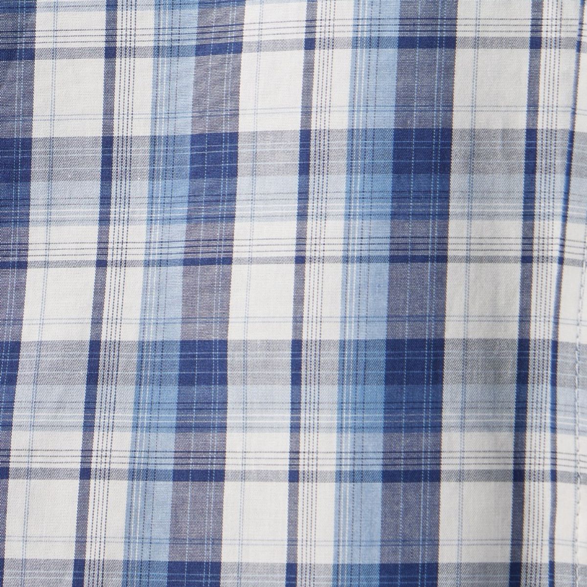 브롬톤 런던(BROMPTON LONDON) 1975 LONG SLEEVE CHEQUERED SHIRT - NAVY (P251MSH403)
