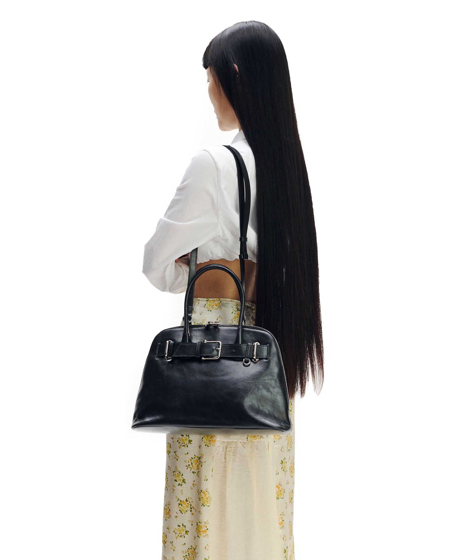 ZIP BROCLE [STONE BLACK]