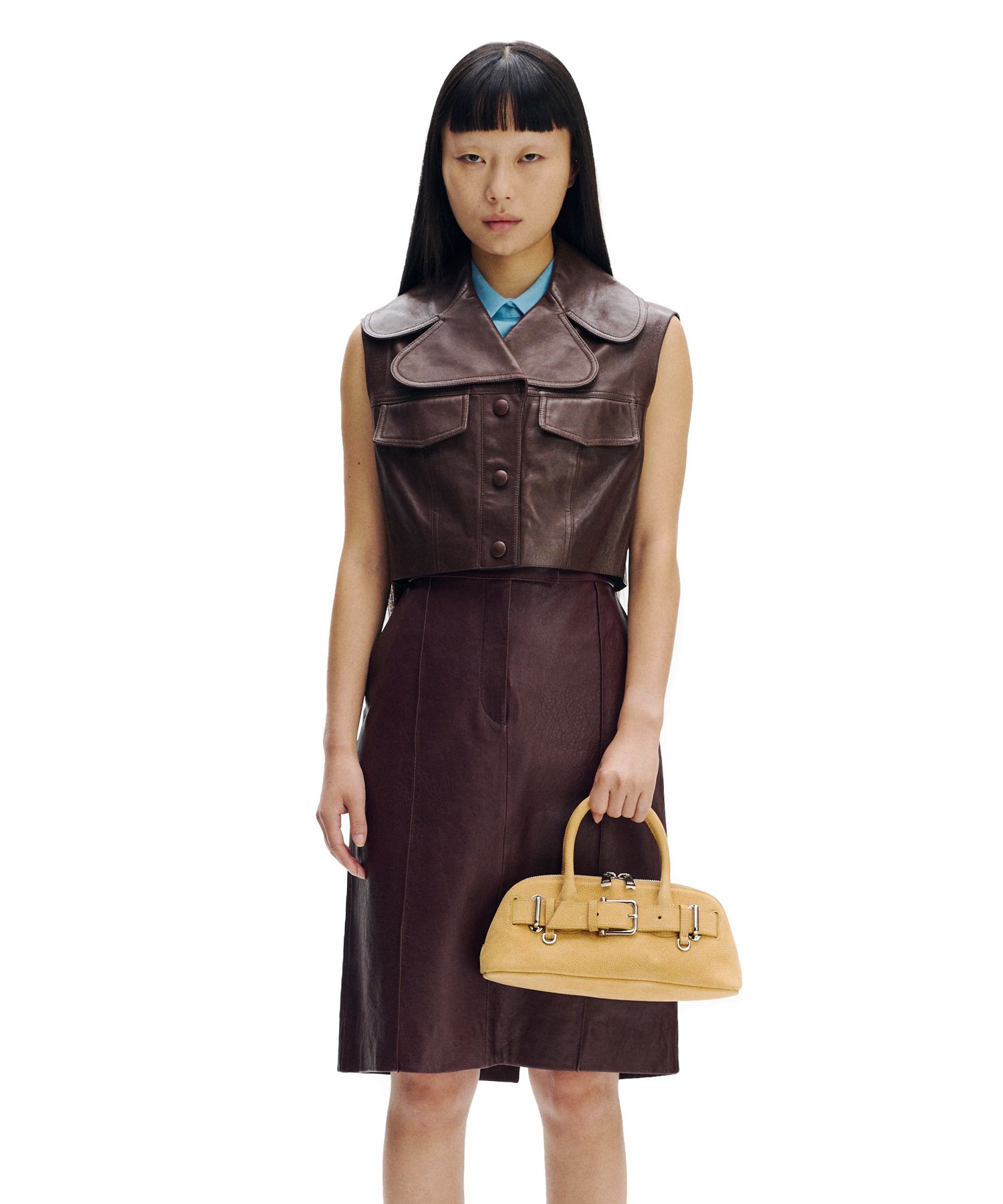 MUSINSA | OSOI ZIP BROCLE MINI [NUBUCK CARAMEL]