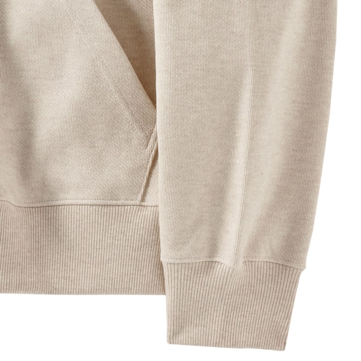 브롬톤 런던(BROMPTON LONDON) DIAGONAL JACQUARD HOOD FULL ZIP - OATMEAL (P251UFT460)